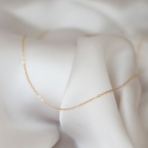 Dainty Gold Chain 14k Gold Filled Fine Gold Chain image 2