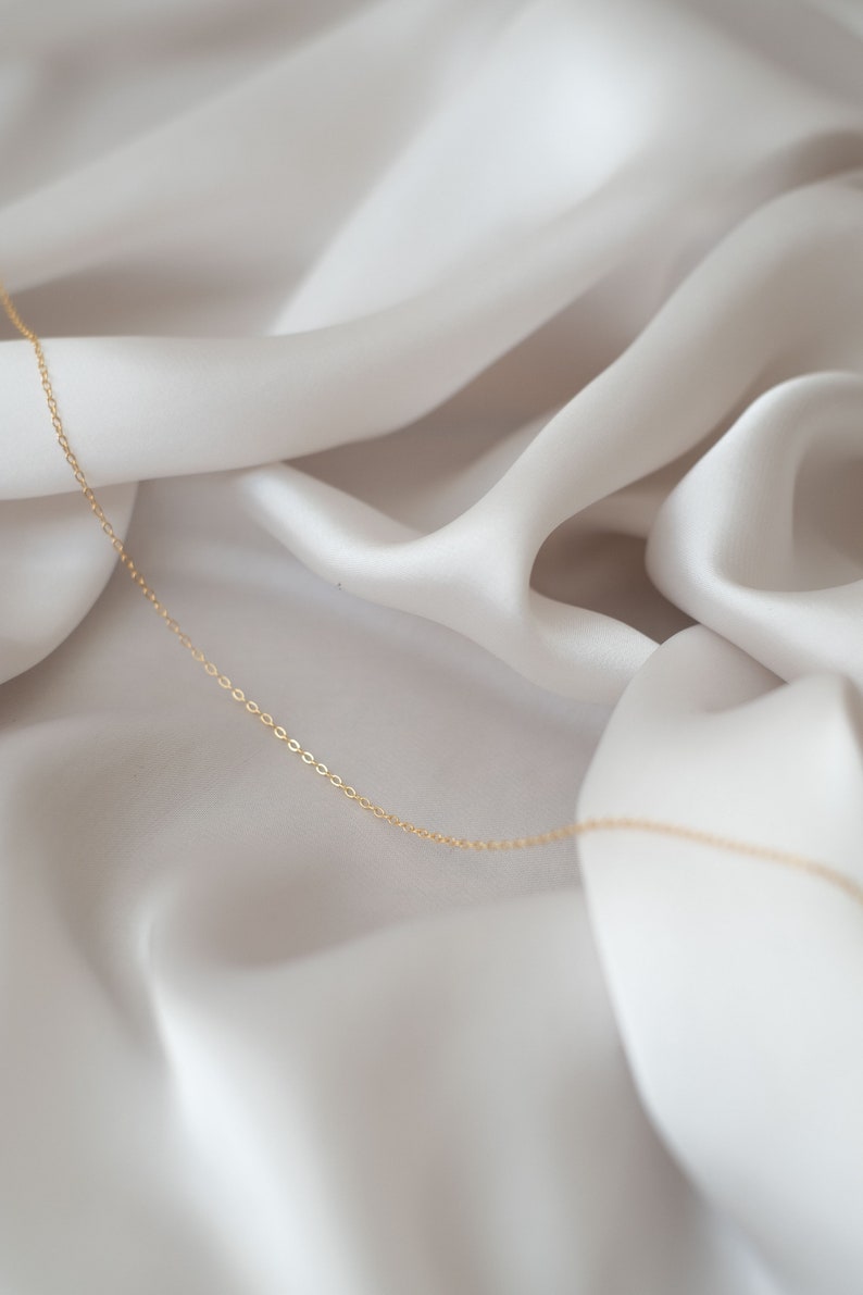 Dainty Gold Chain 14k Gold Filled Fine Gold Chain image 3