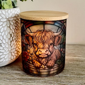 Cow Candle Holder |Tea Light Candle Holder | Highland Cow Candle