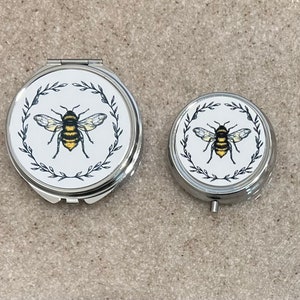 Bumble Bee Pill Box Case | Pillbox Holder | Trinket Box | Humorous Gift