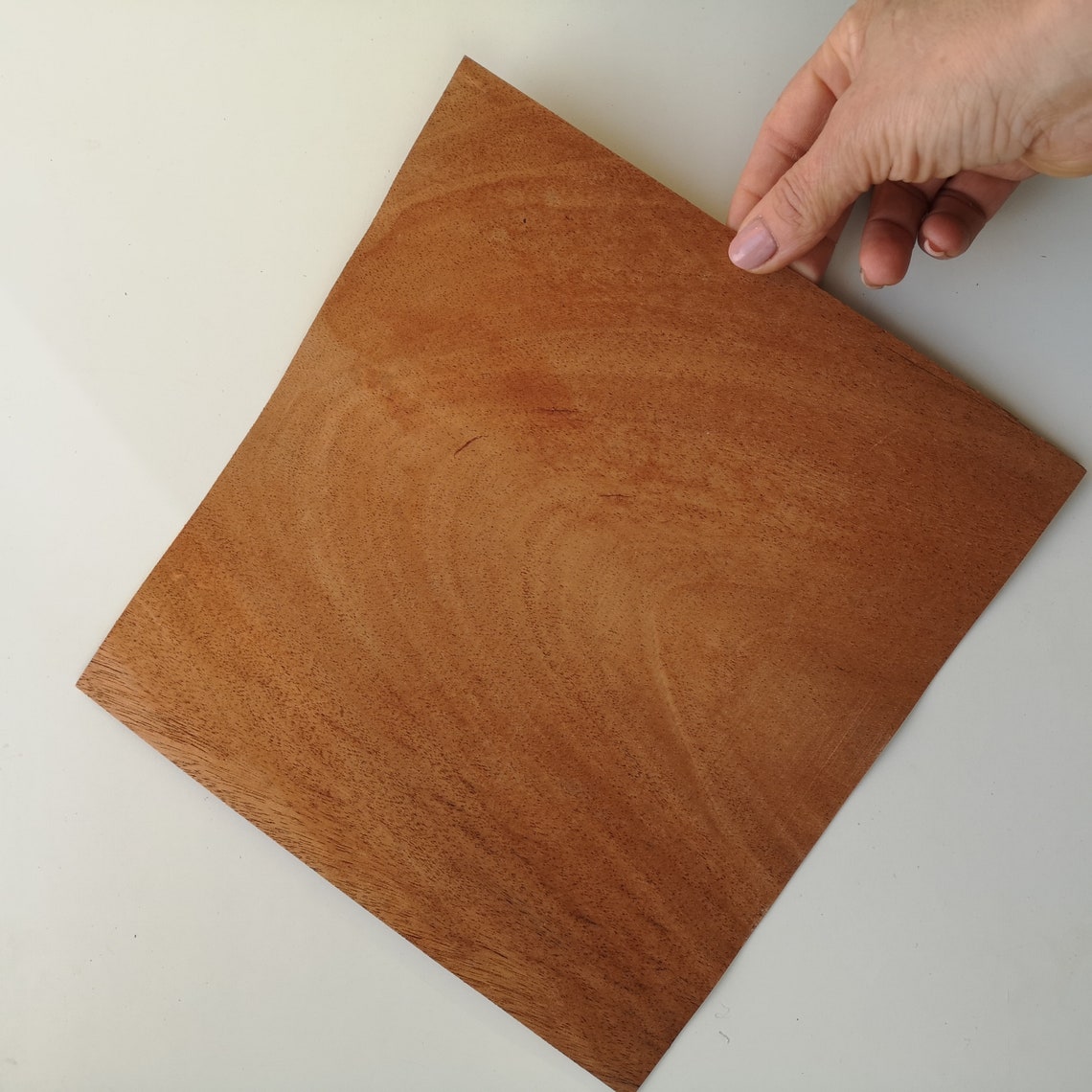 Mahogany Redwood Veneer Real Wood Sheets for DIY Projects Etsy