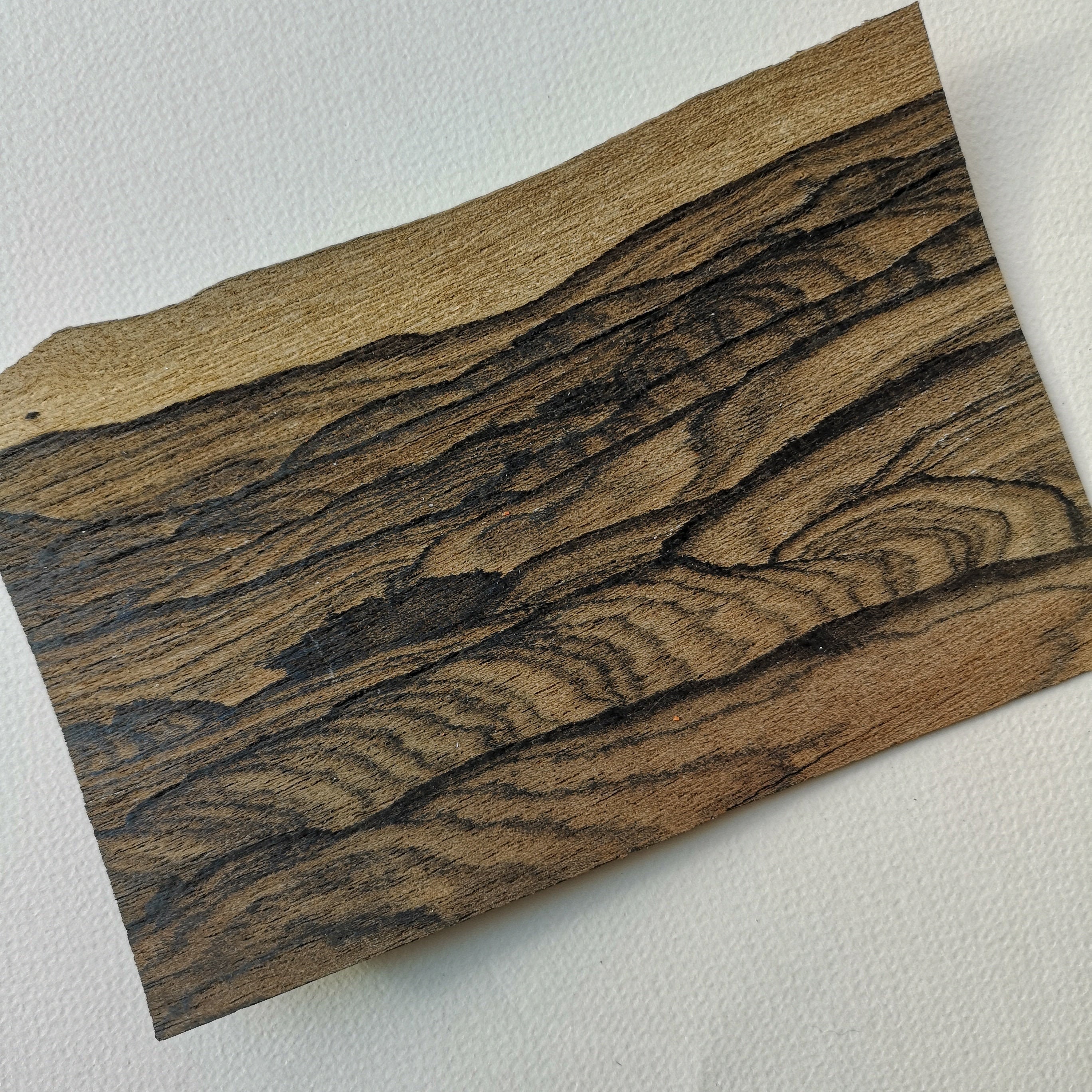 Ziricote natural wood veneer natural wood sheets for DIY Etsy