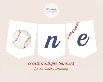 EDITIERBARE Baseball Hochstuhl Banner, Rookie des Jahres Geburtstagsbanner, Baseball 1. Geburtstagsbanner, Rookie Decor, Instant Download 445