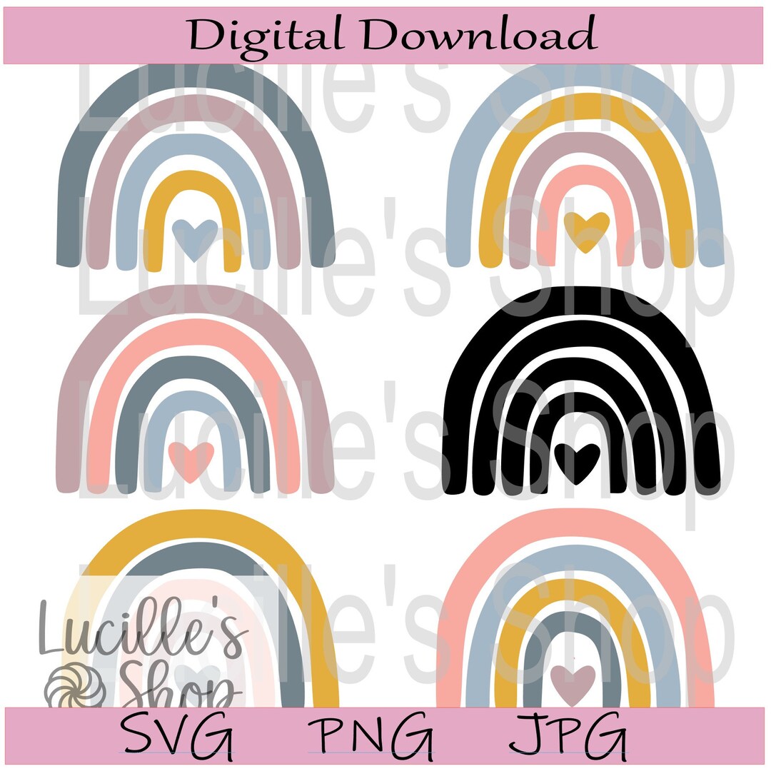 Rainbow Pack #2 - Digital Download - Etsy
