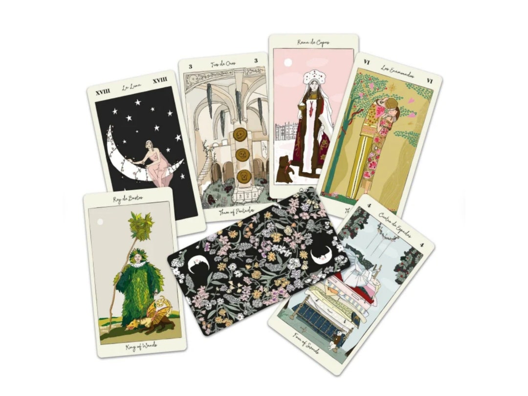 Carlotydes Tarot Card Deck 78 Magical Tarot Cards Shop Now Etsy
