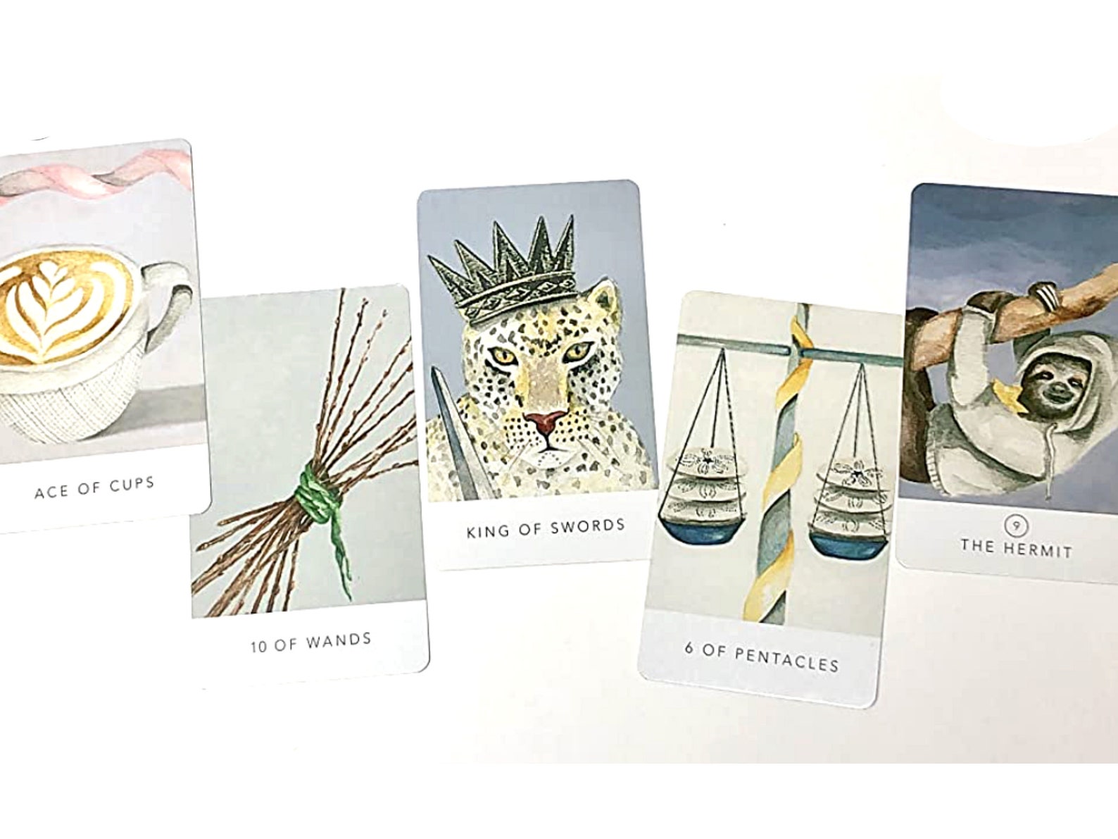 White Sage Tarot Deck 78 Cards & Guidebook Etsy