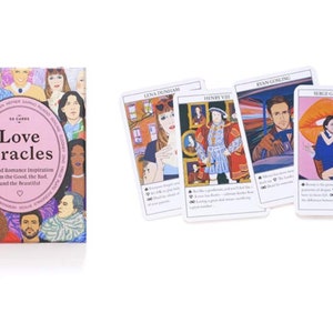 Love oracle deck, 50 modern cards & guidebook.