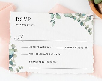 Rsvp Meal Choice Etsy