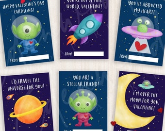 Tarjetas imprimibles para el día de San Valentín, tarjetas para el día de San Valentín para el aula de los niños, etiquetas de regalo para el día de San Valentín, descarga instantánea, n.° V21