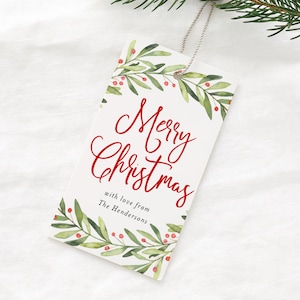 Healeved 200pcs Christmas Card Christmas Hanging Tags Xmas Name Christmas  Gift Tags Xmas Favor Tags Xmas Gift Tags Christmas Present Tags Christmas