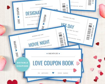 Valentine's day coupon book for him