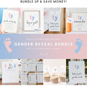 Gender Reveal Wear Your Guess Sign Template, Gender Reveal Team ...