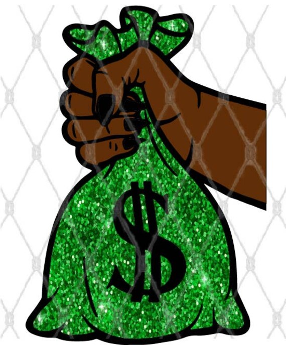 Money bag Money PNG Print N cut PDF | Etsy