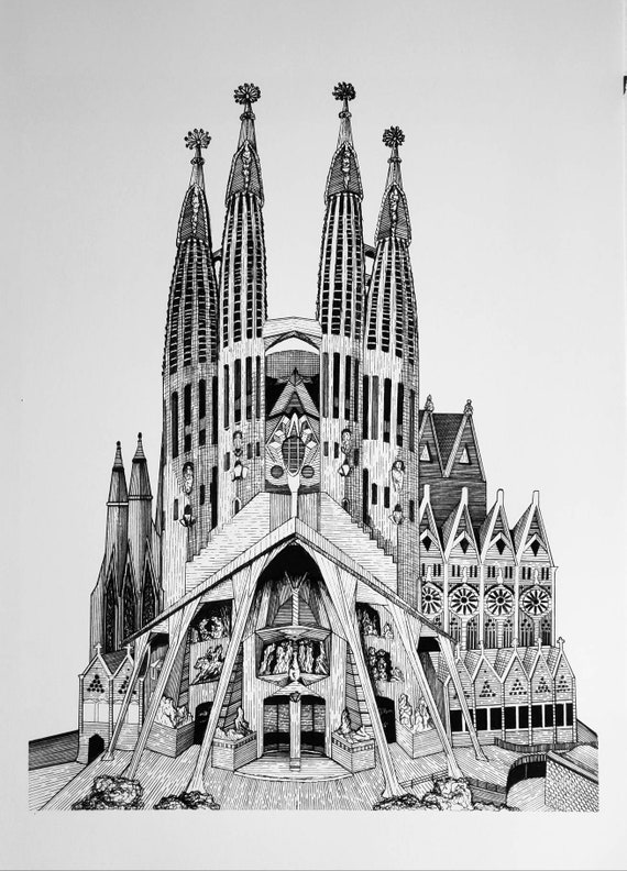 Sagrada Familia Etsy