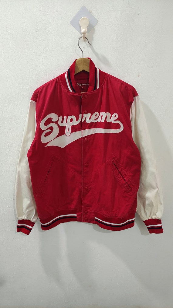 Vintage Supreme Varsity Jacket