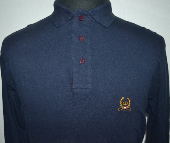 Vintage Christian dior Monsieur Long Sleeve Collar