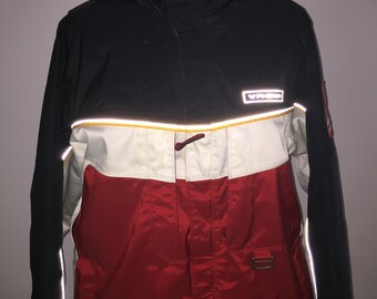 Made in Japan Silvy Vintage Overall Ski Pant Multi Colour Padding Baggy Wide Balloon Stretchable Waist