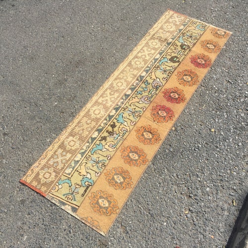 Small runner Rug, 5'5x1'8 ft, rug runners for hallway, Turkish shops kilim, handknotted runner, Kilim rug, Striped rug Vintage kilim, 170x55 cm