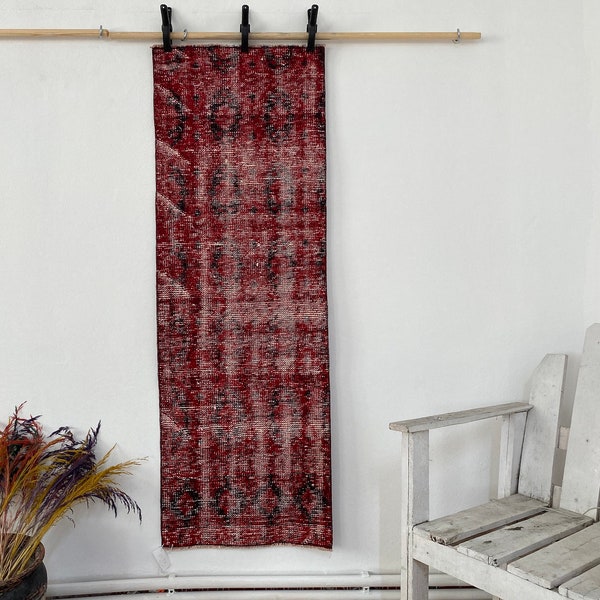 2x5 Runner Rug, 2x5 ft, hallway runner, Turkish Wool kilim, handwoven rug, Entryway Rug, Narrow runner rug, Vintage rug, 161x56 cm