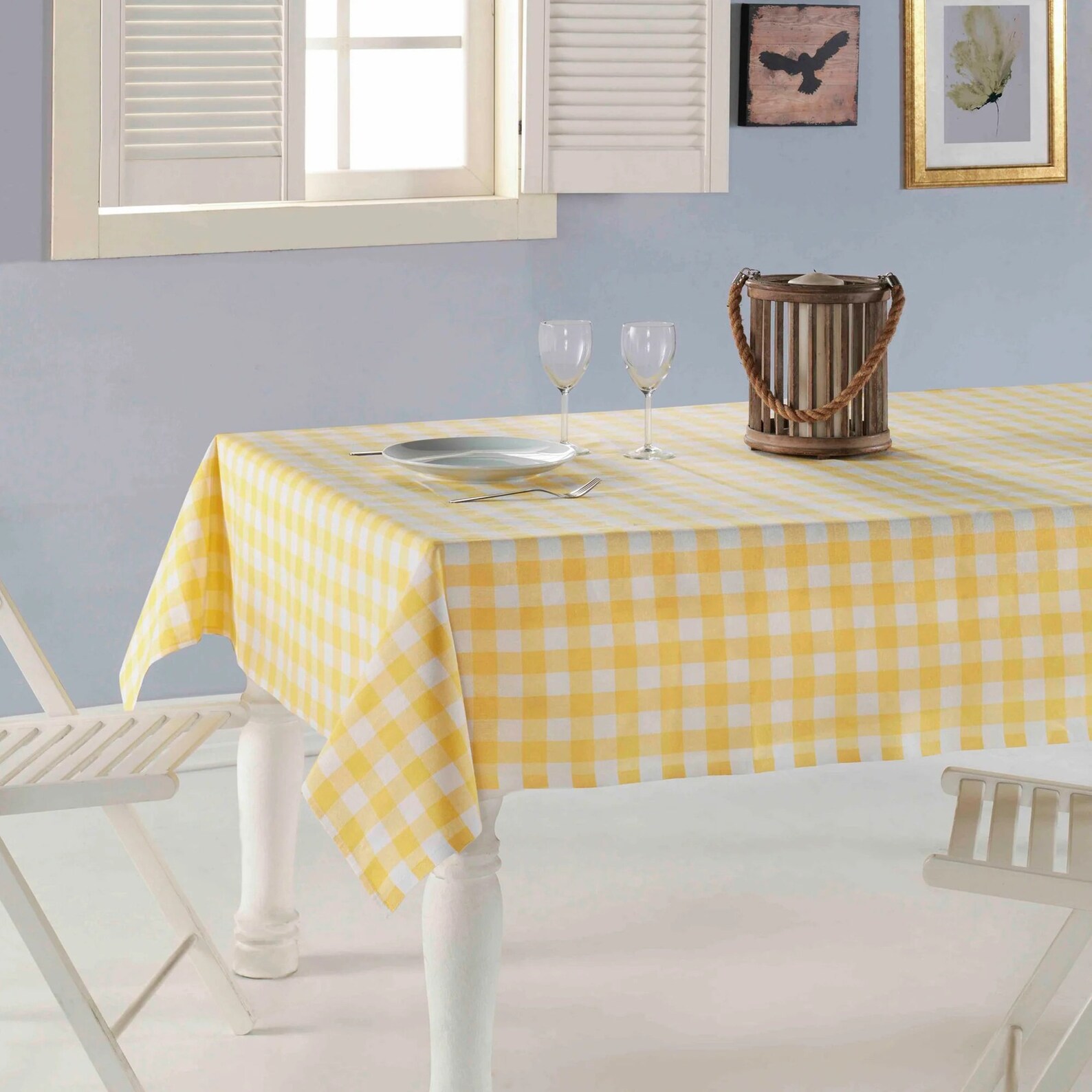 Cotton Tablecloth Check Pattern Tablecloth Checkered Etsy