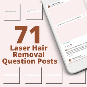 71 Laser Ontharing Vraag Instagram Berichten | Laser Ontharing Koersen | Laser ontharingsposten| Esthetician Berichten