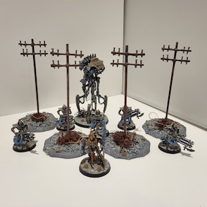 Tabletop Wargaming Telephone Telegraph Poles  (Made to order set of 4) - 28mm WW2 Wargame Terrain/Zona Alfa/Post Apocalypse/Scatter Terrain