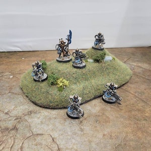 28mm Grassy Hills Terrain: Tabletop Wargaming Scenery