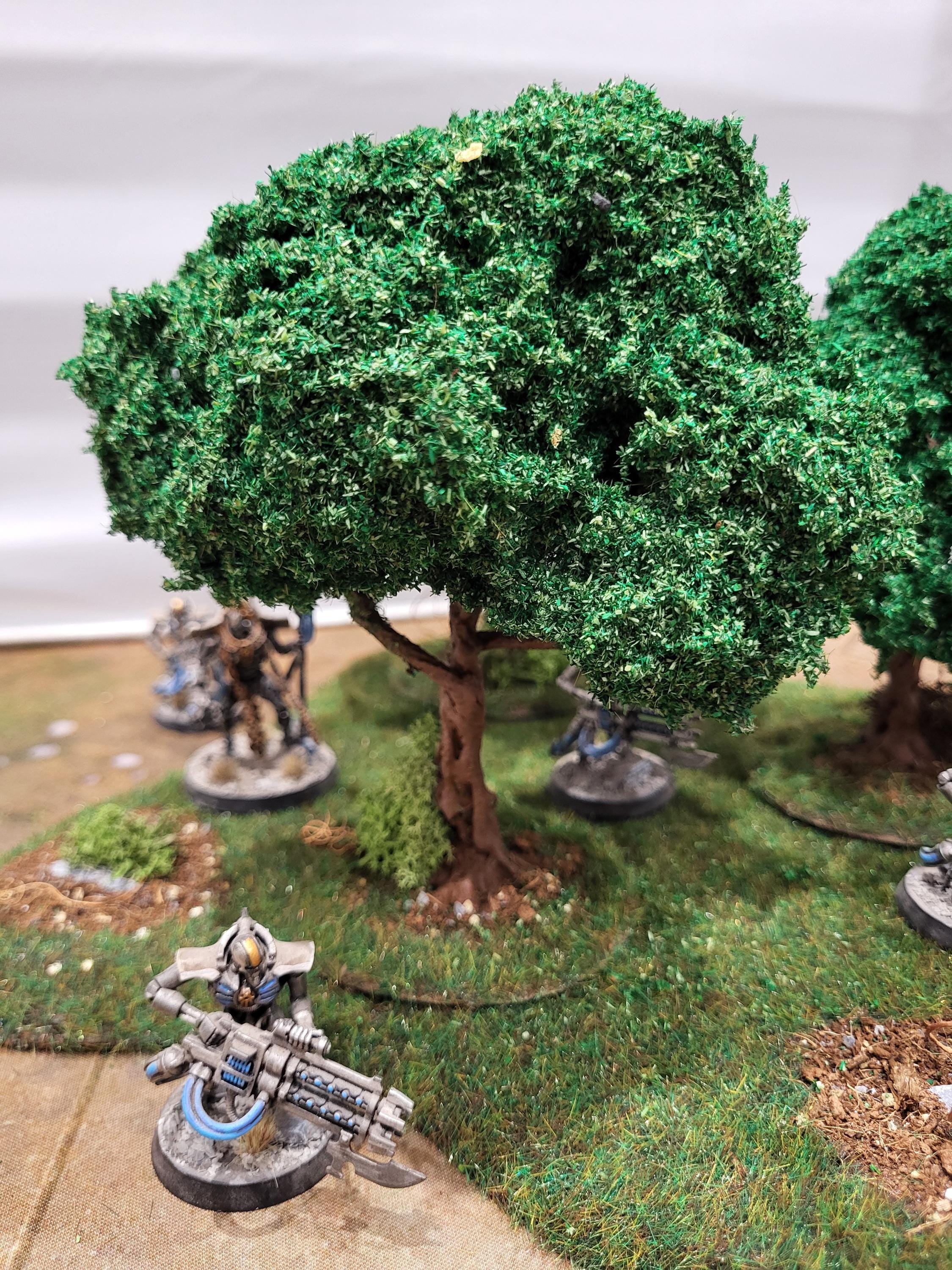 28mm Wargaming Modular Medium Tree Scenery Set (3): Tabletop Terrain ...