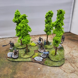 28mm Modular Tree Scenery Set: Tabletop Wargaming Terrain
