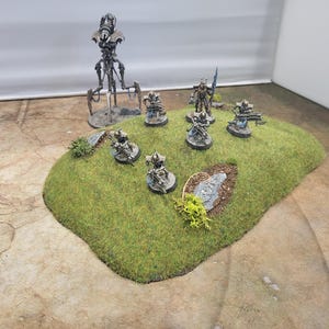 Handmade Grassy Hills Terrain: 28mm Wargaming Scenery