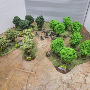 28mm Modular Tree Scenery Set: Tabletop Wargaming Terrain, D&D, AoS, 40K