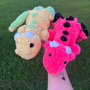 Handmade Crochet Dragon Plushie