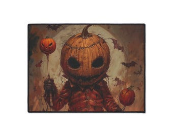 Pumpkin ghoul Heavy Duty Floor Mat