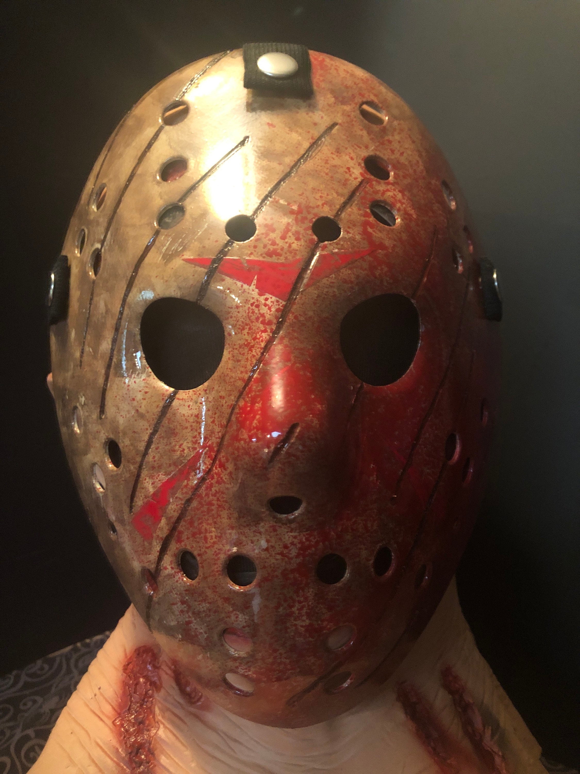 New 19 Cm X 14 Cm Cosplay Make Old Thicken Friday The 13th Jason Voorhees Hockey  Mask For Kids - Party Masks - AliExpress