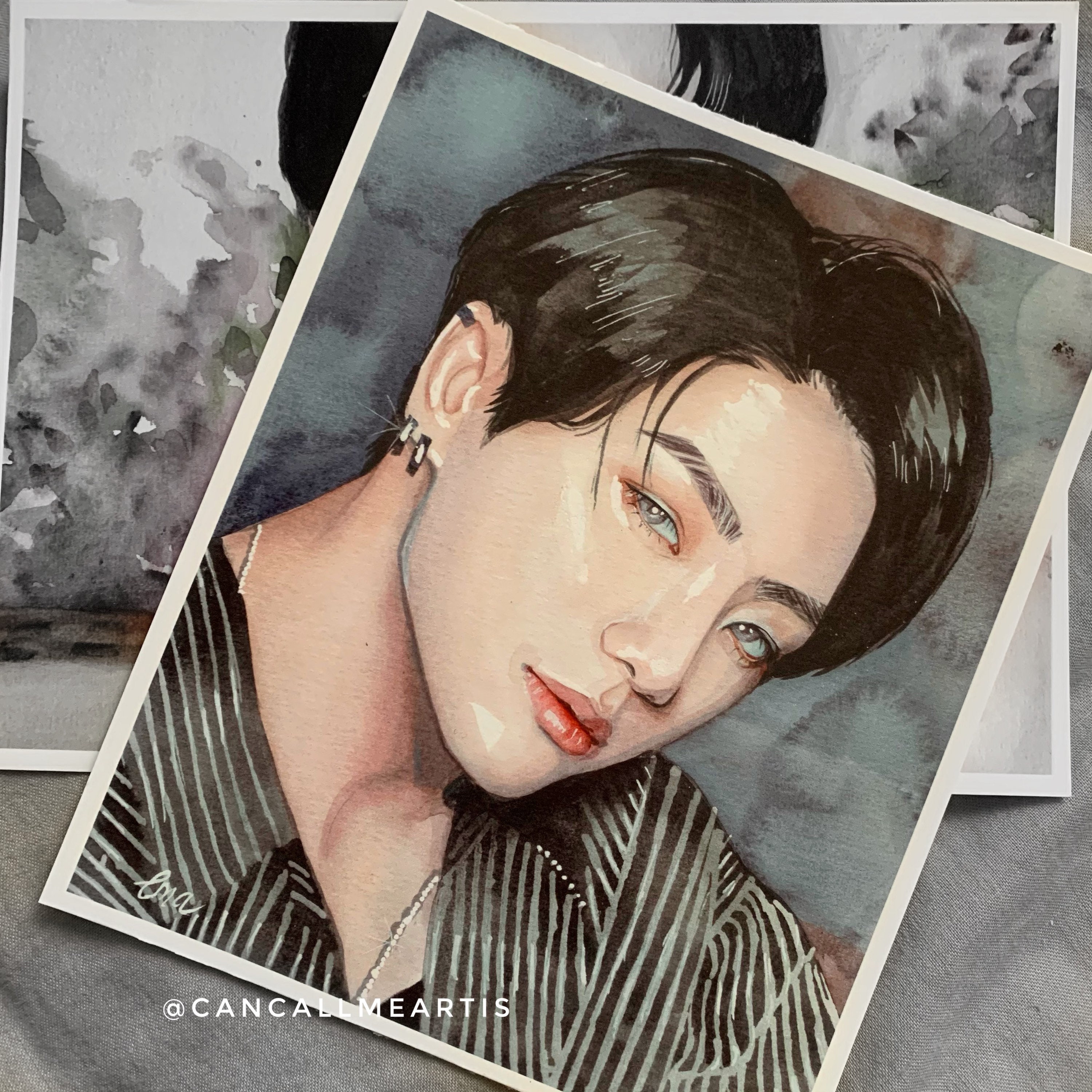 Be Jungkook Art Print Bts Fanart Bangtan Sonyeondan Etsy