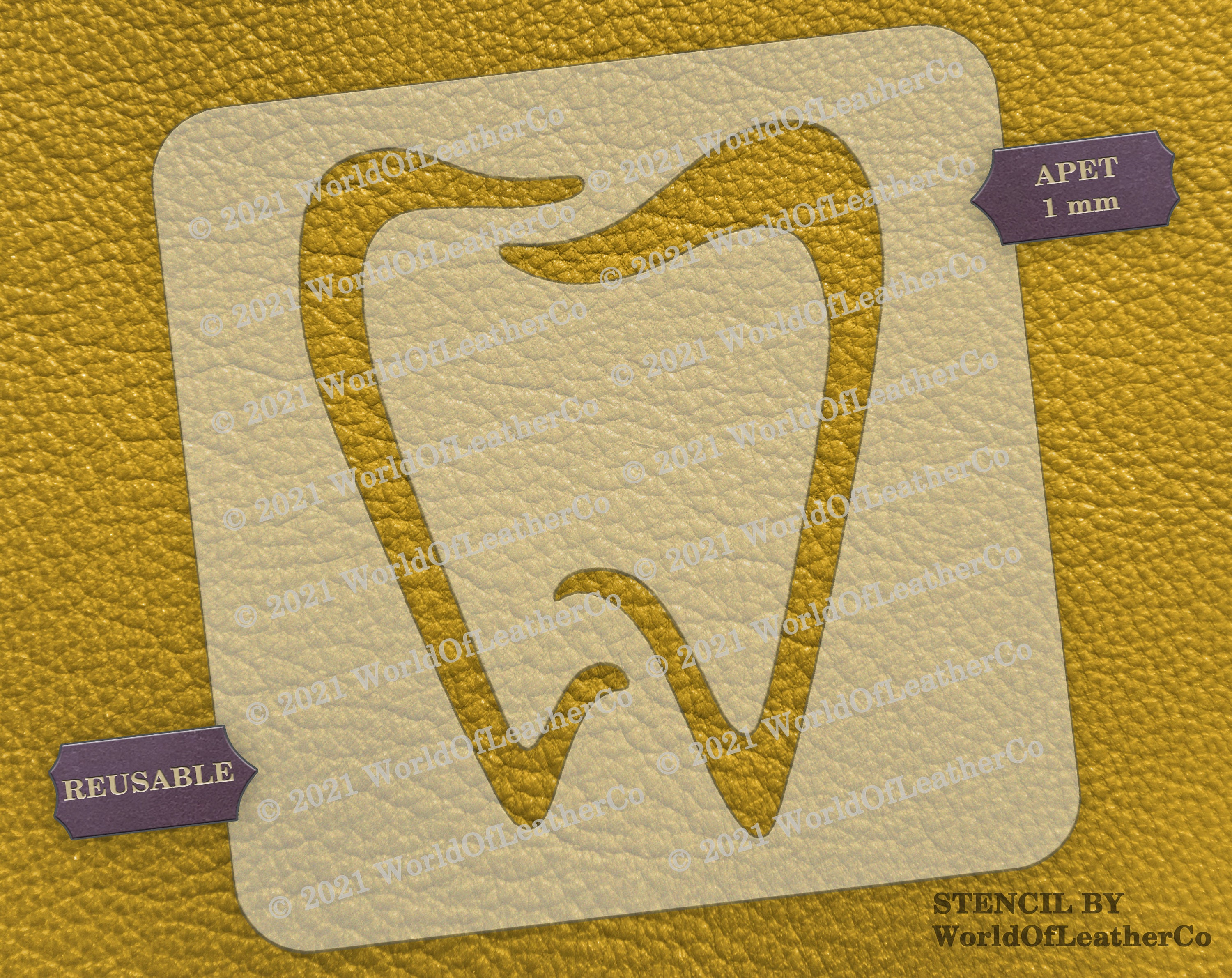 Tooth Stencil L0054 Etsy tooth-stencil-l0054-etsy