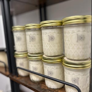 Palo Santo & Sandalwood Soy Candle | Mason Jar Candle | Palo Santo Incense Bergamot Sandalwood scented