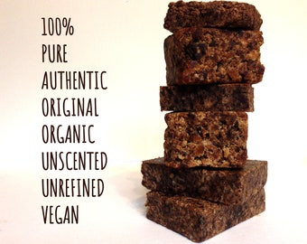 Organic Palm Free African Black Soap 100% Authentic New 80G Bar