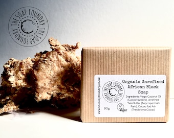 African Black Soap - Very Soft Raw -Straight off the block