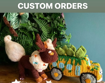 Custom orders for cozies,plush toys and costumes