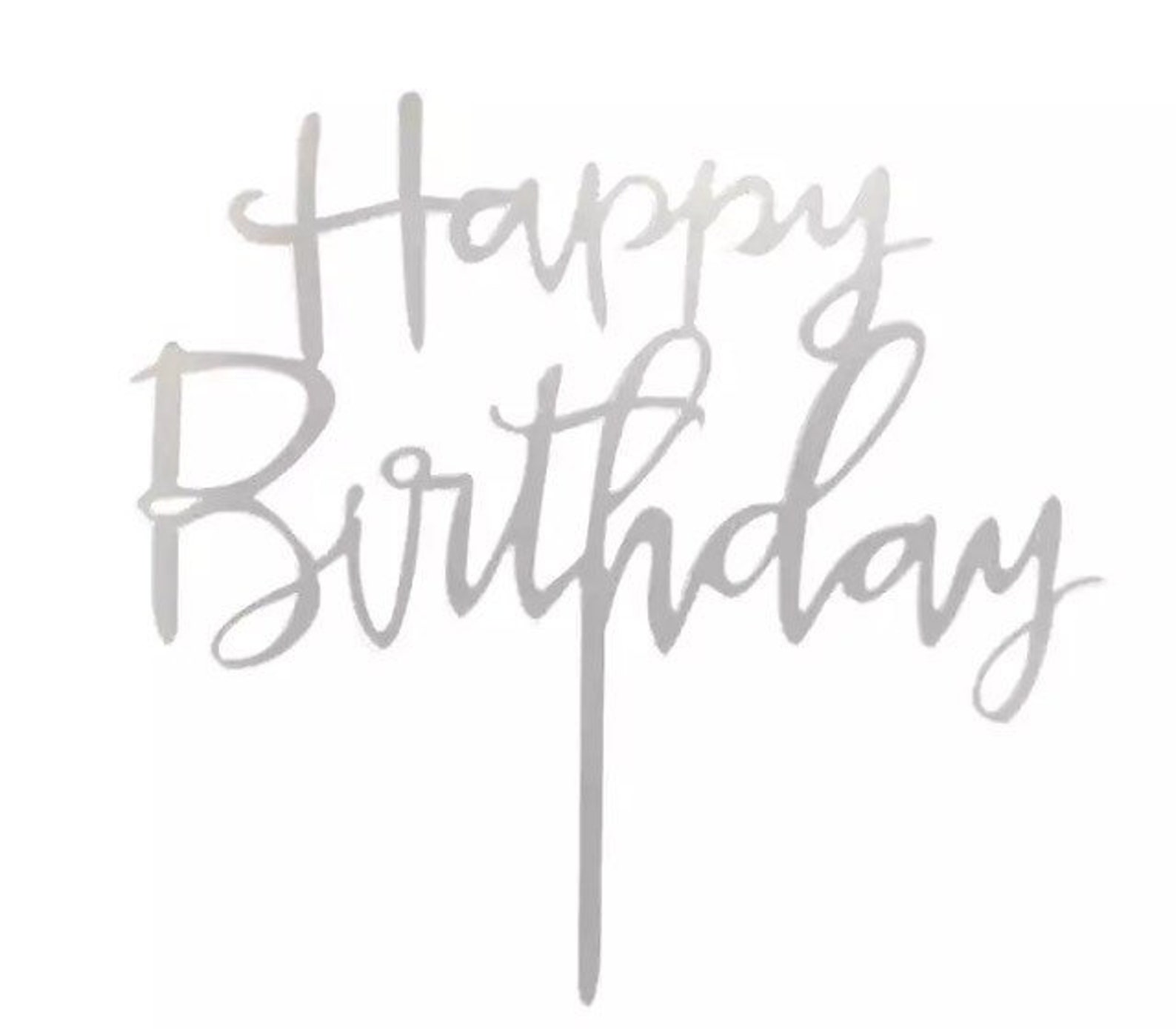 Happy Birthday Cake Toppers Celebration Children Adult Etsy