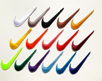 nike swoosh leather patch