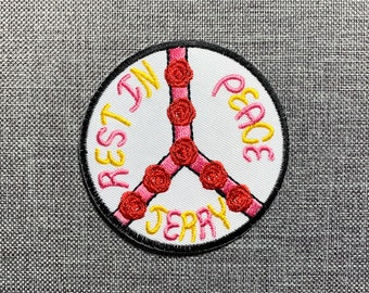 Rest in Peace Patches Iron On Patch Sew On Badge Jeans T Shirt Crafts Embroidered Applique