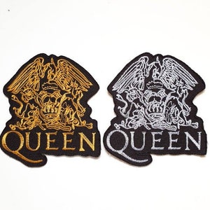 Queen British Rock Band Embroidered Iron on Sew on Patch 