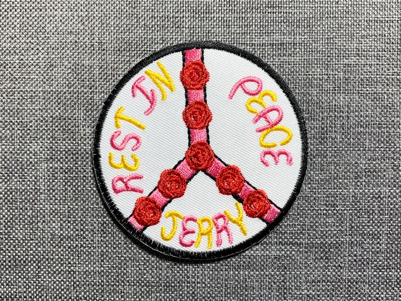 Rest in Peace Patches Iron On Patch Sew On Badge Jeans T Shirt Crafts Embroidered Applique