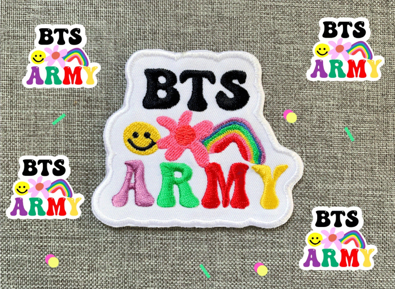 BTS Army Handmade KPOP Iron On Patch Sew On Badge Jeans T | Etsy