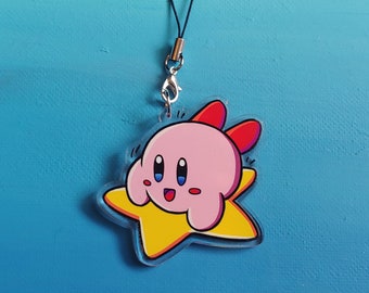 Kirby Happiness Fabric Omamori Charm