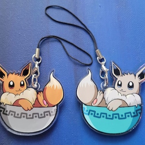 Double-Sided Eevee Bowl Charm