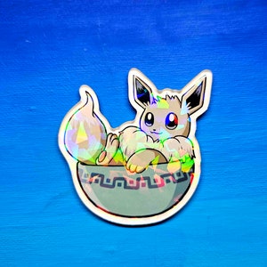 Shiny Eevee in a Bowl Magnet