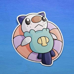 Oshawott Floatie Sticker